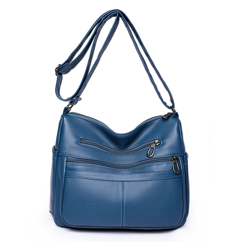 Rectangle Womens Soft Leather Handbags