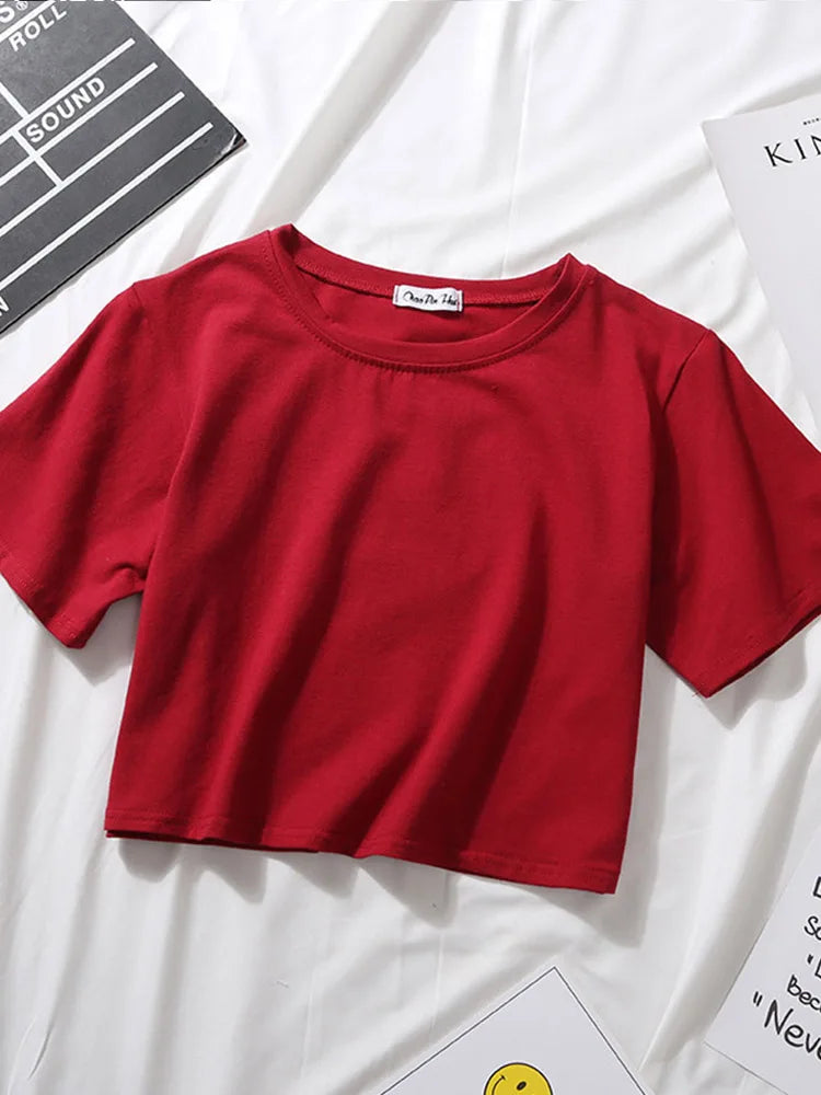 Casual Sport Sleeveless T Shirt For Women 2025 Summer Loose Fit Cropped Fitness Top Polyester Crew Neck With Decoration