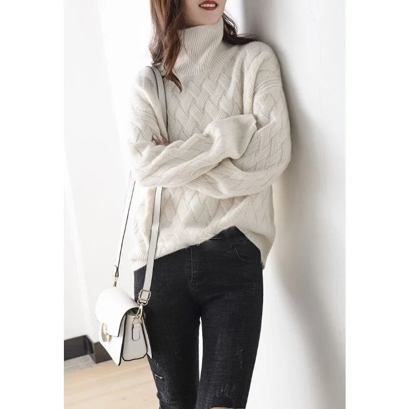 Womens Casual Wear Thick Winter Sweater