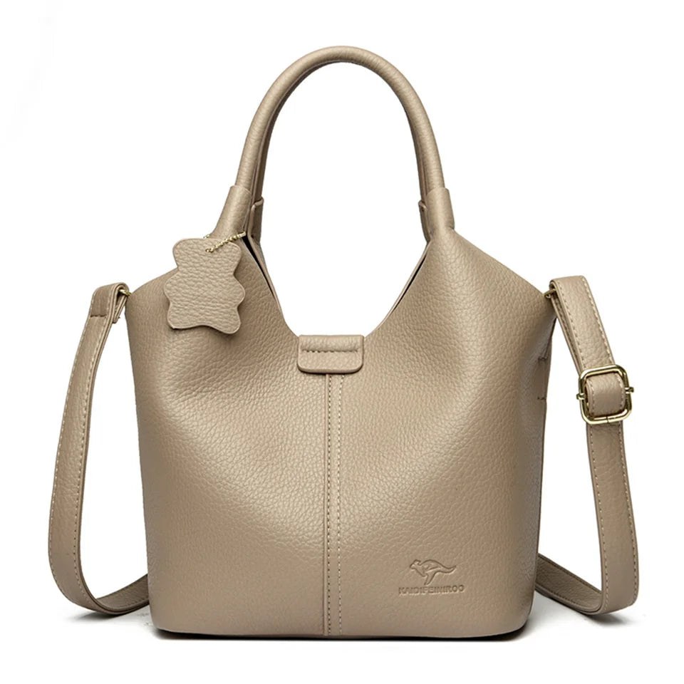 Minimal Womens Soft Leather Handbags