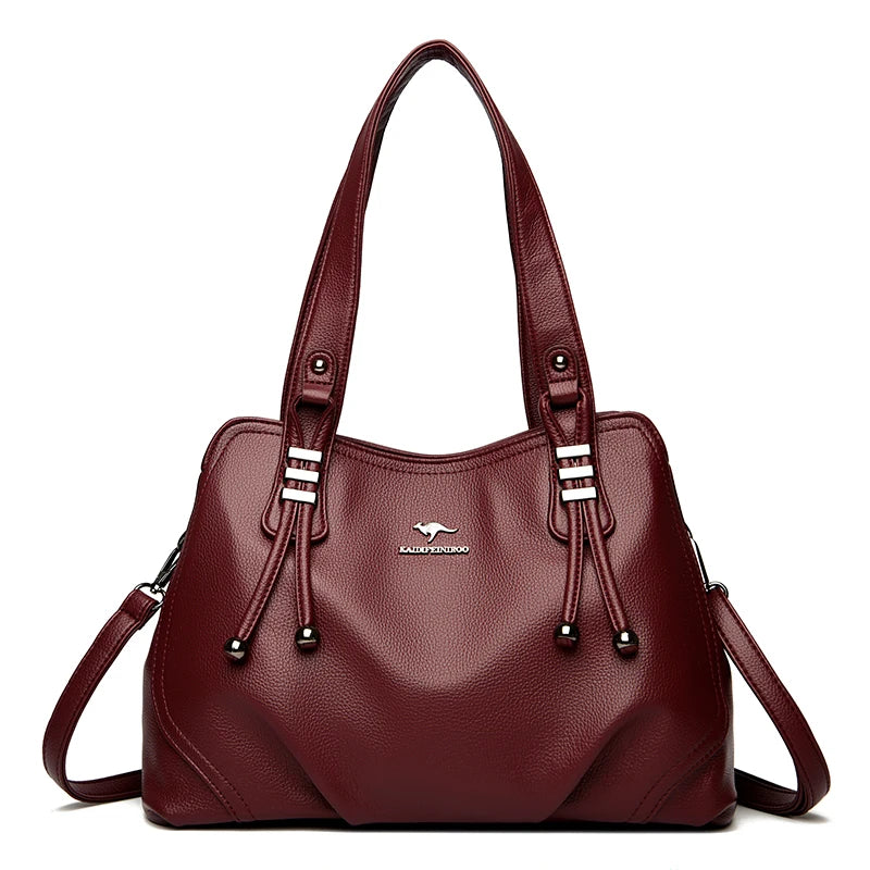Womens Minimal Soft Leather Handbags