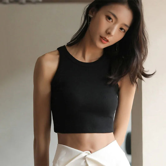 Women S Ribbed Solid Color Tank Top Front Cutout Mid Rise Bathing Suit Two Piece Swimsuit Set