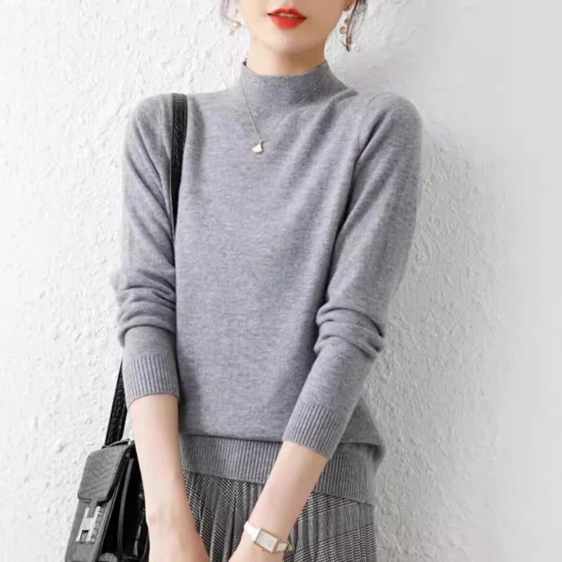 Womens Slim Winter Sweaters Soft Femme Fashion