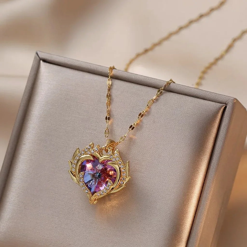 Heart Shaped All Pearl Necklace