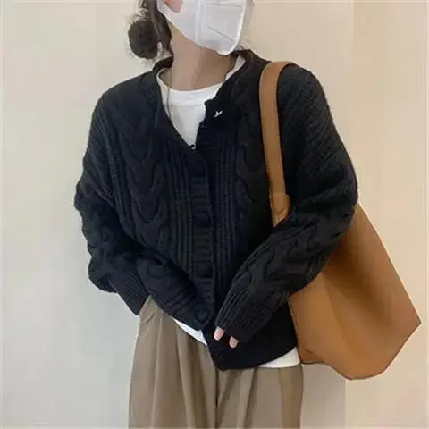 Womens Button Clouse Cardigan Sweaters