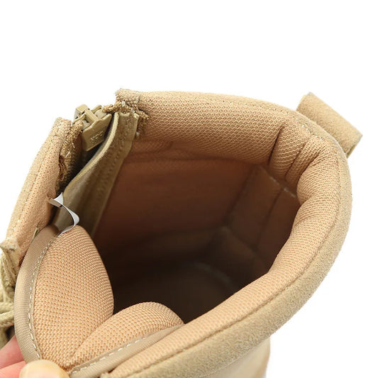 Tactical Boots Men Special Force Desert Combat Boots Outdoor Hiking Ankle Shoes Work Safety Boots