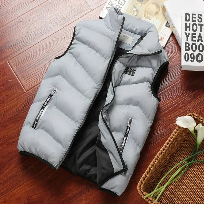 Bright Puffer Vest for Effortless Functional Cozy Street Style Layering