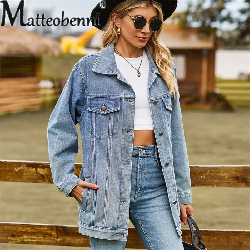 Vintage Blue Denim Jacket for Effortless Everyday Street Style Looks