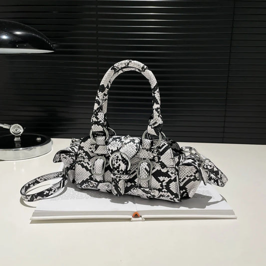 Designer Snake Skin Pattern Handbags