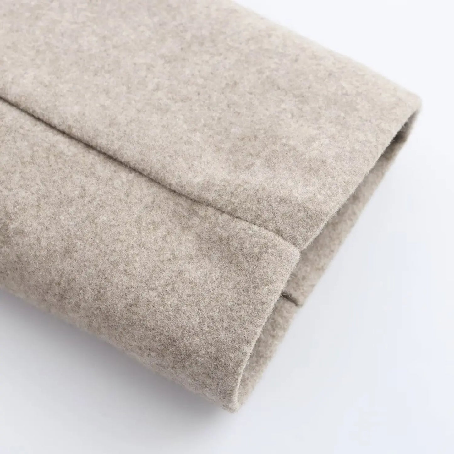 Elegant Double-Breasted Faux Fur Belted Coat – Retro Winter Overcoat for Women