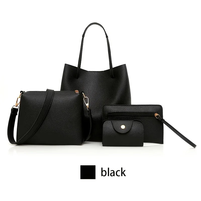 All In One Leather Handbag Sets