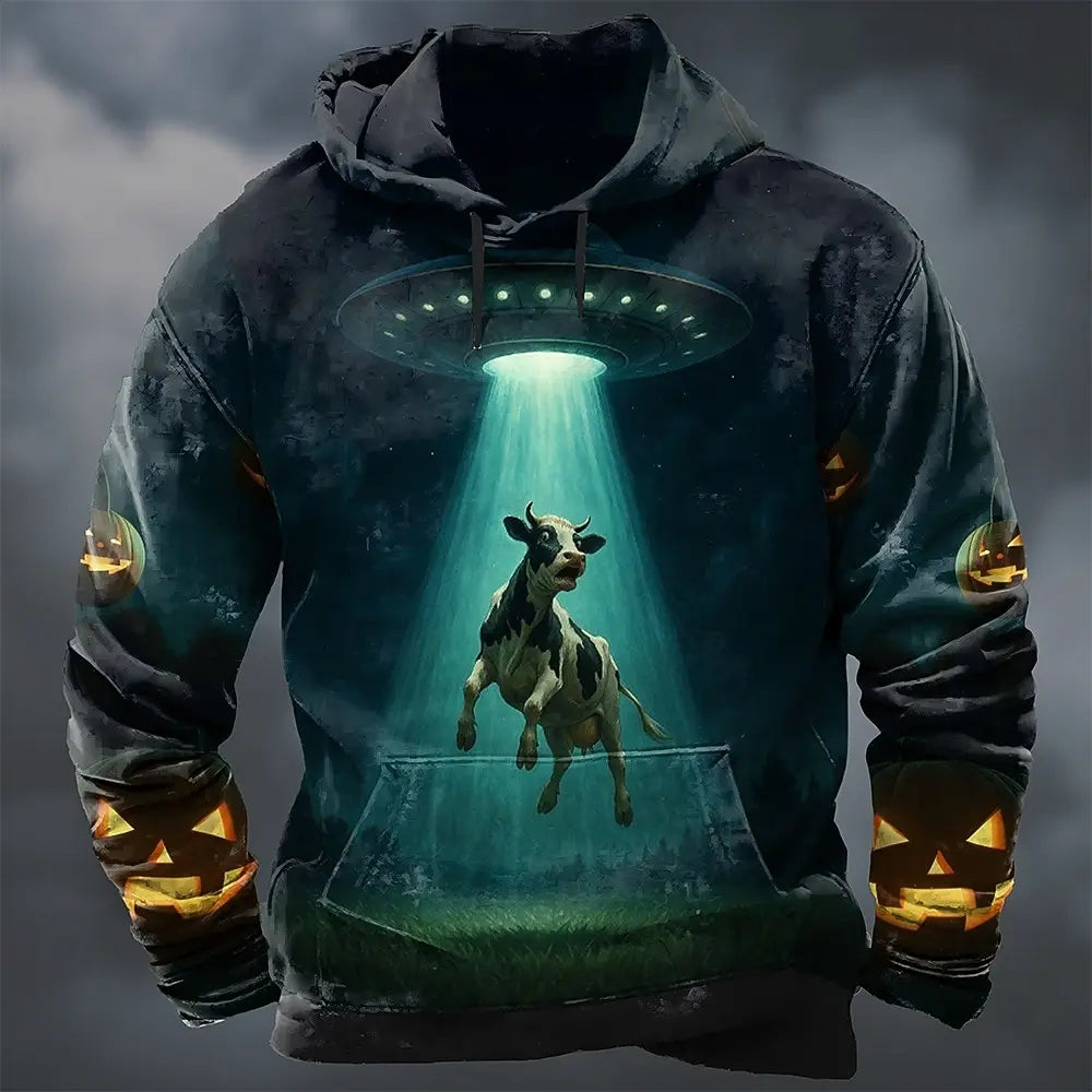 2025 Men S High Collar Hoodie Loose Fit Drawstring Sweatshirt With Elastic Cuffs For Winter