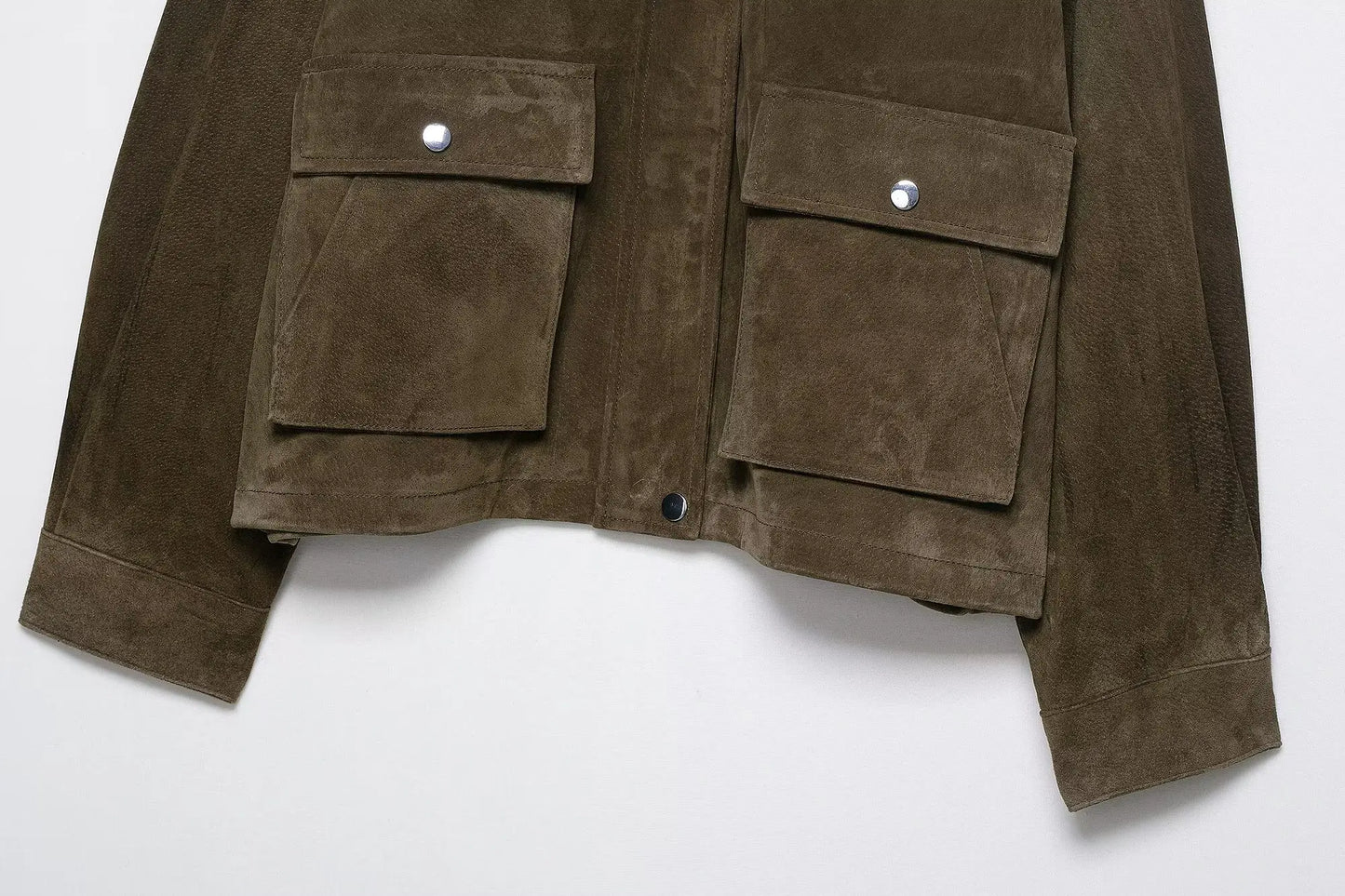 Elegant Suede Winter Jackets