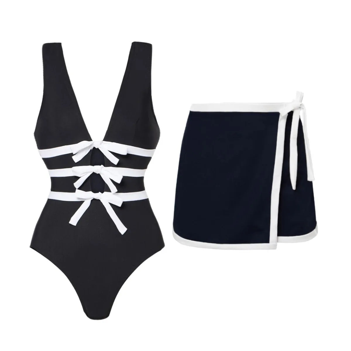 Pure Elegant New One Piece Monokini Bathingsuit