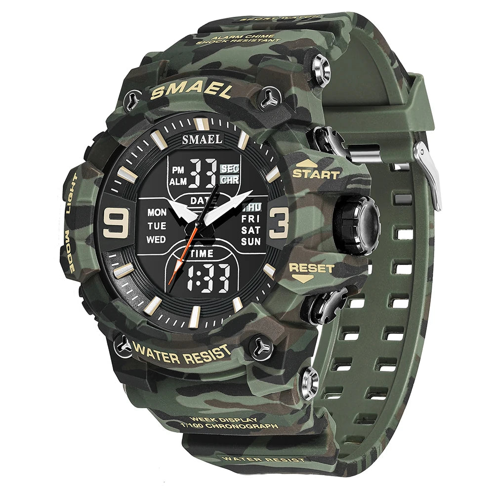 Analog Green Military Watches