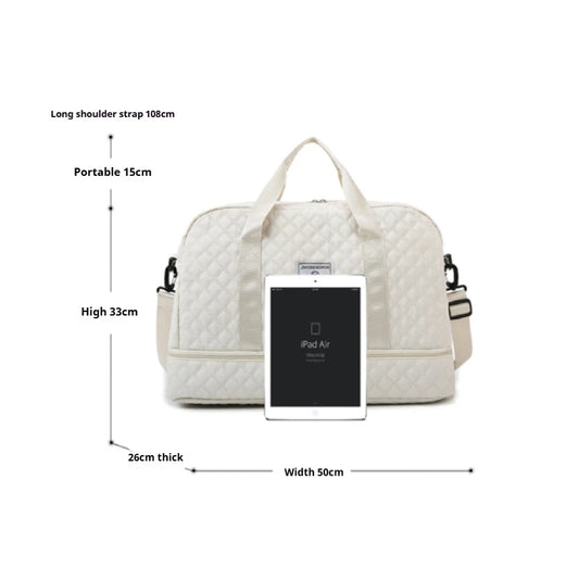 Big Belted Large Capacity Elegant Handbags