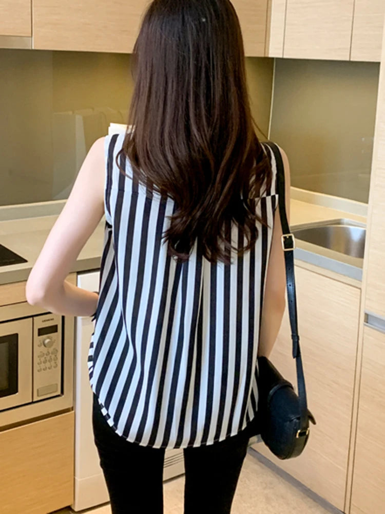 2024 Spring Office Lady White Shirt Korean Style Slim Button Up Work Blouse For Women