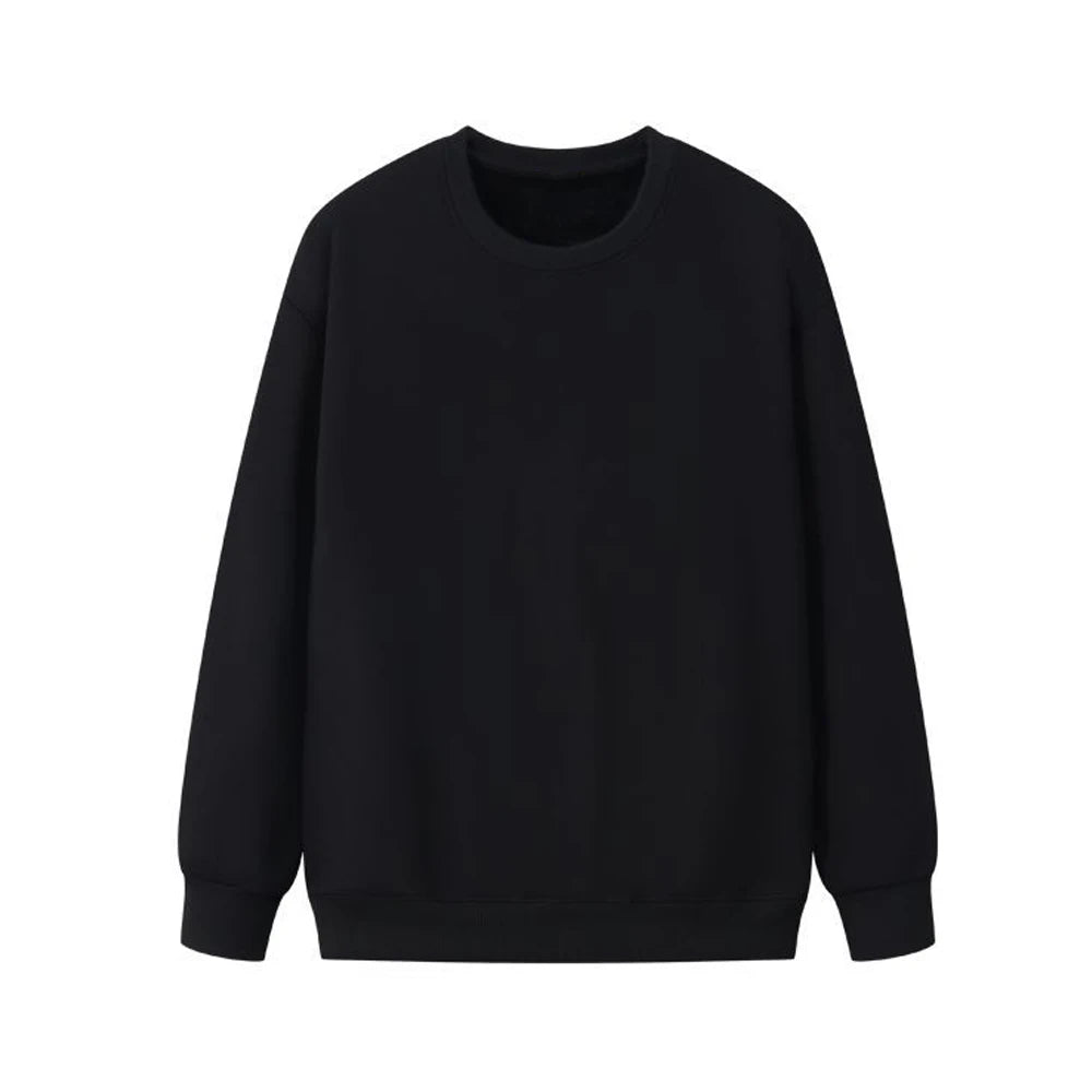 Unisex Basic Fleece Oversized Crewneck Sweatshirts