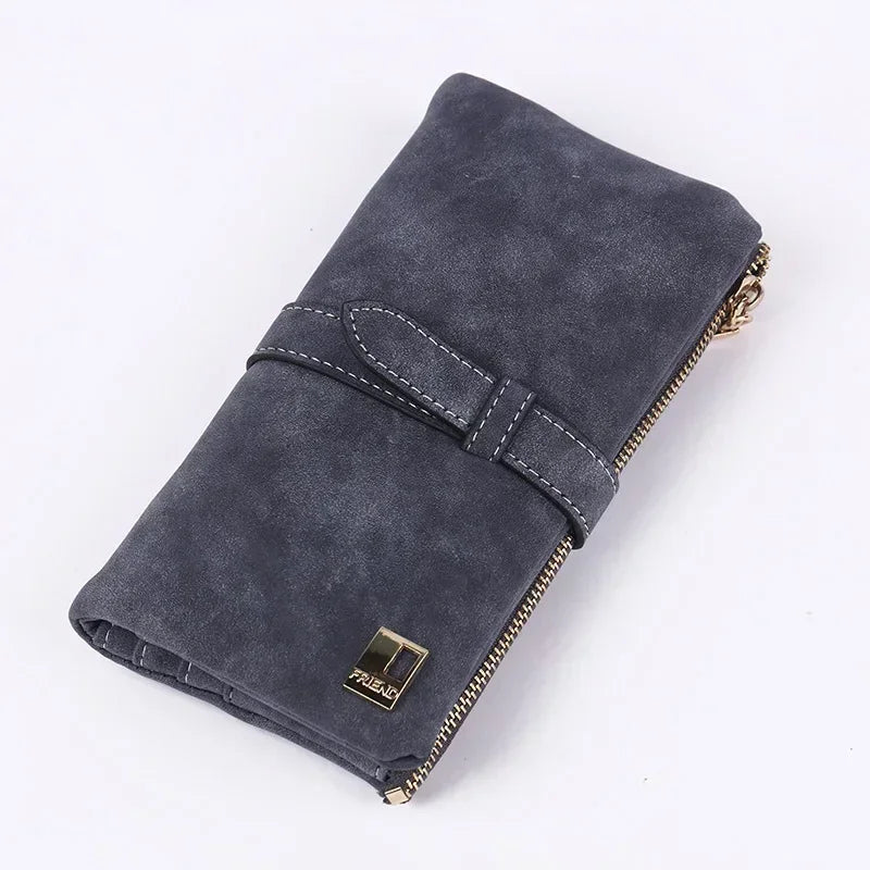 New Womens Two Fold Long Wallets