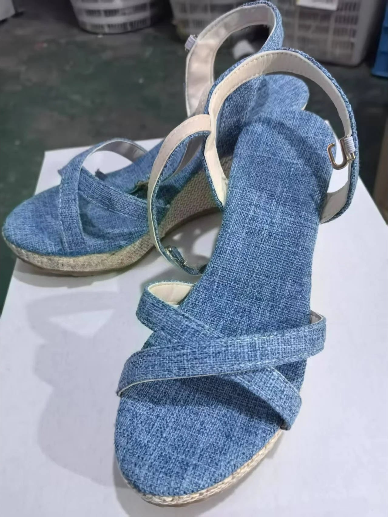 2025 Summer Wedge Platform Sandals Fashion Casual Peep Toe Beach Shoes For Women