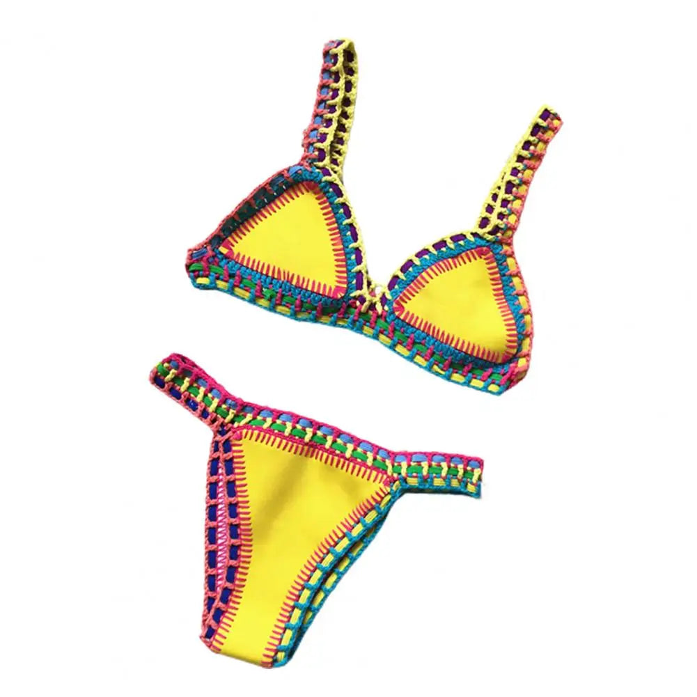 Womens Long Sleeve Creative Sexy African Style Bathing Suit Bikini