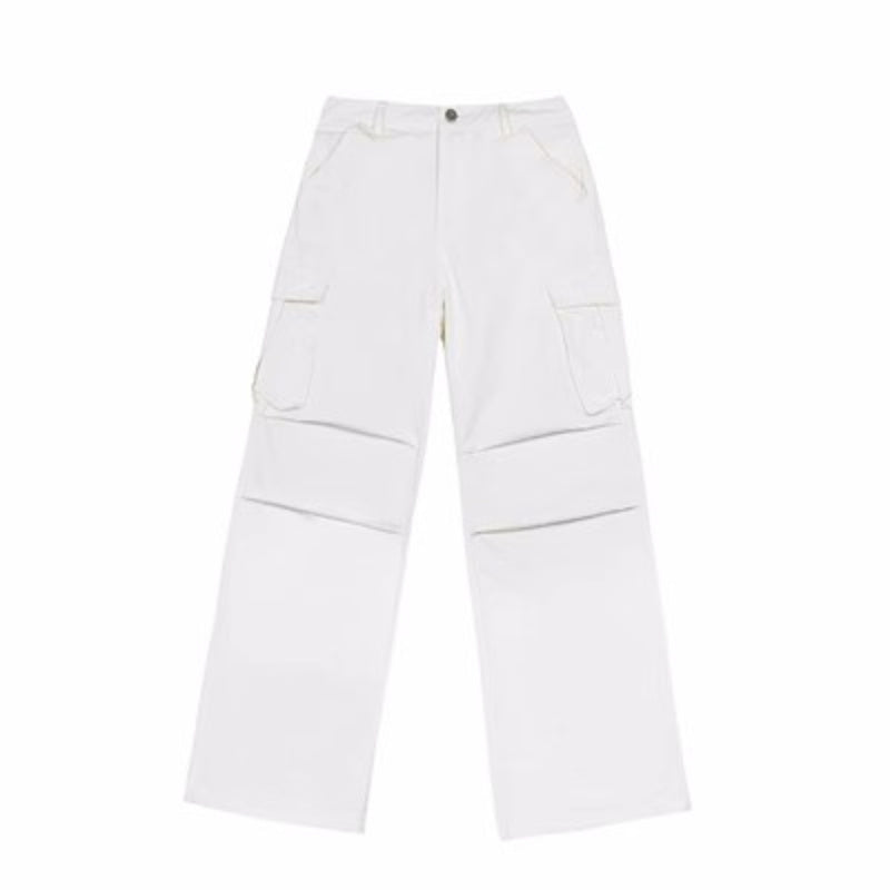 New Womens Casual High Waist Jogger Cargo Pants