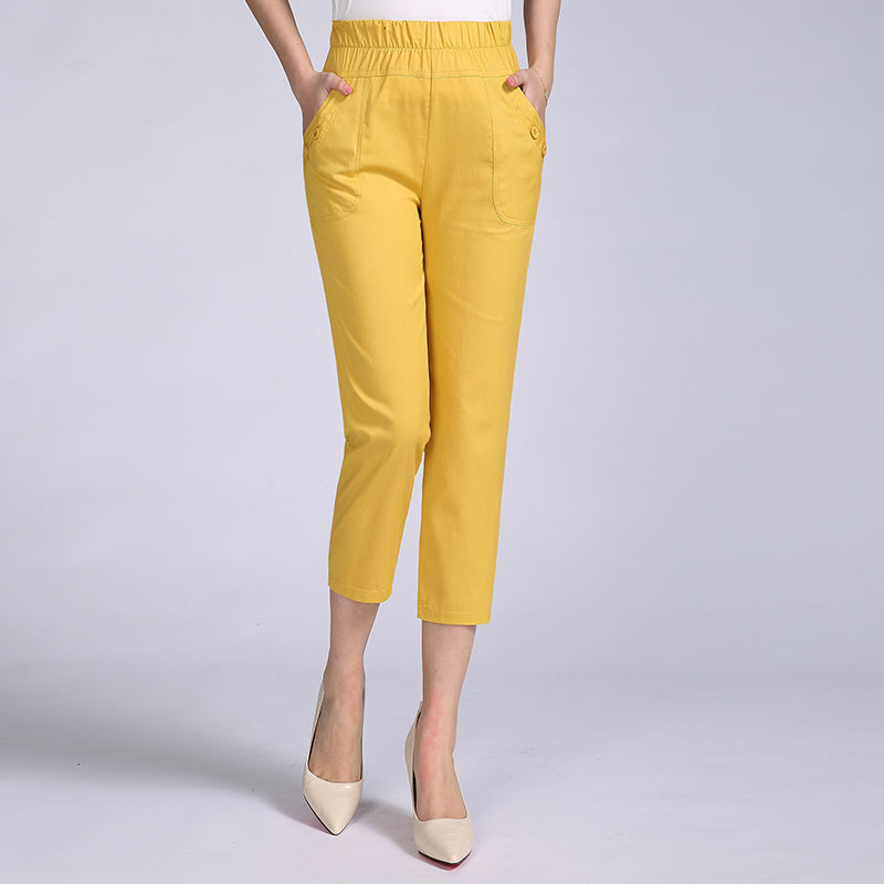 Spring Style Drawstring Skinny Women Ankle Pants