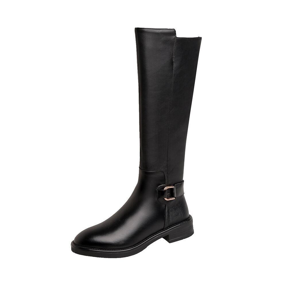 Below-the-Knee Knee-High Knight Boots for Women | Chunky Heel Waterproof Winter Boots