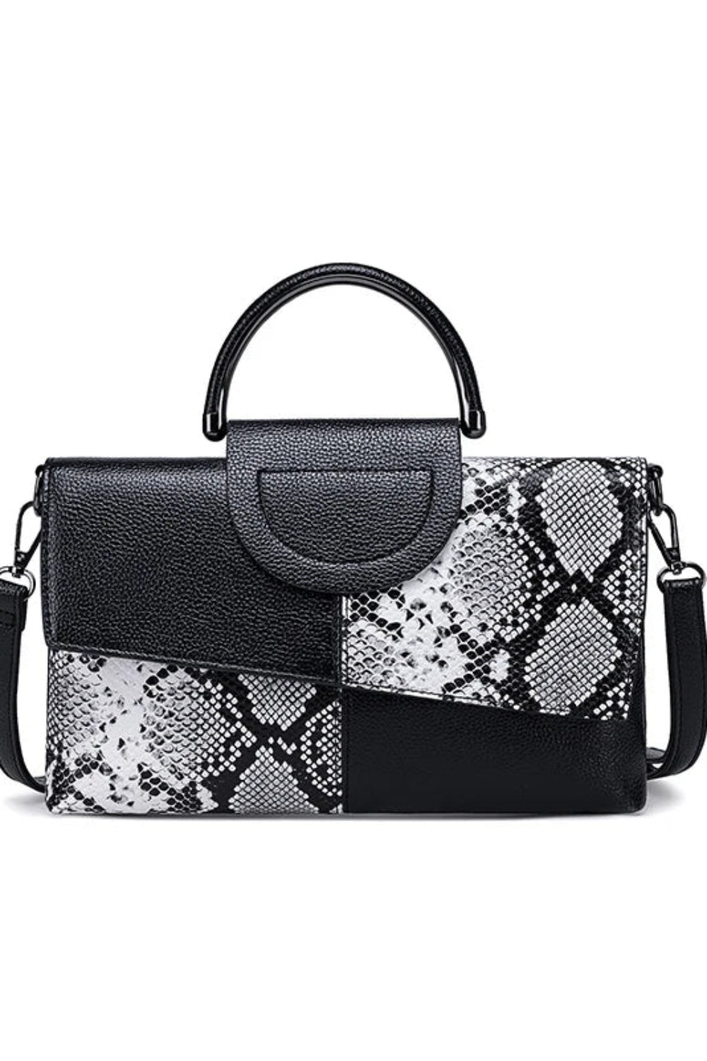 PU Leather Flap Bag – Sleek Soft-Structured Shoulder Bag for Everyday Style