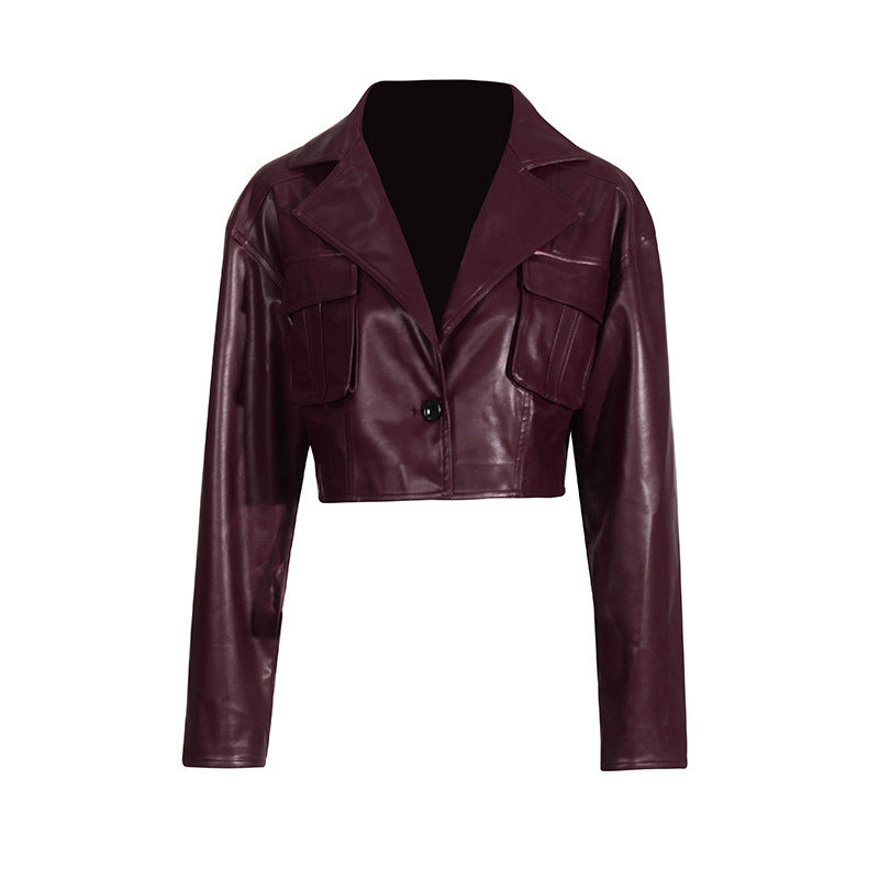 Womens Loose Style Cropped Jackets