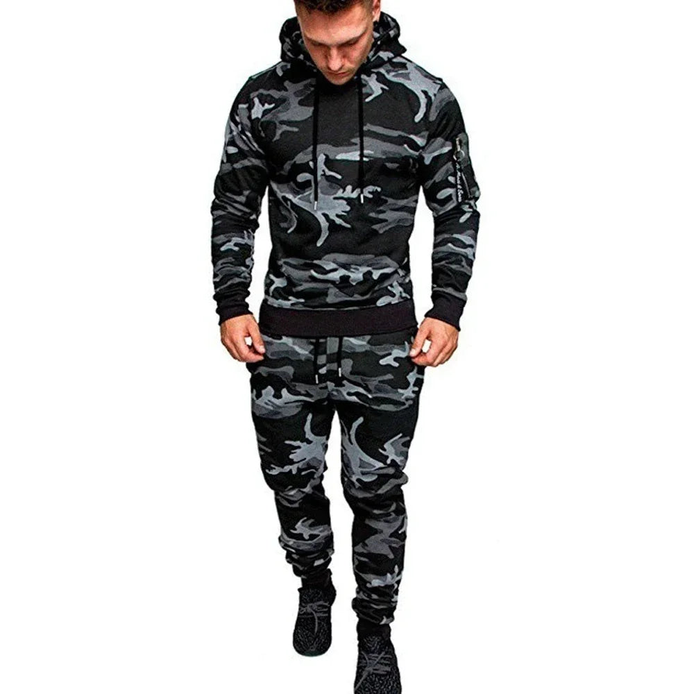 Mens Camo Sportwear Tracksuits