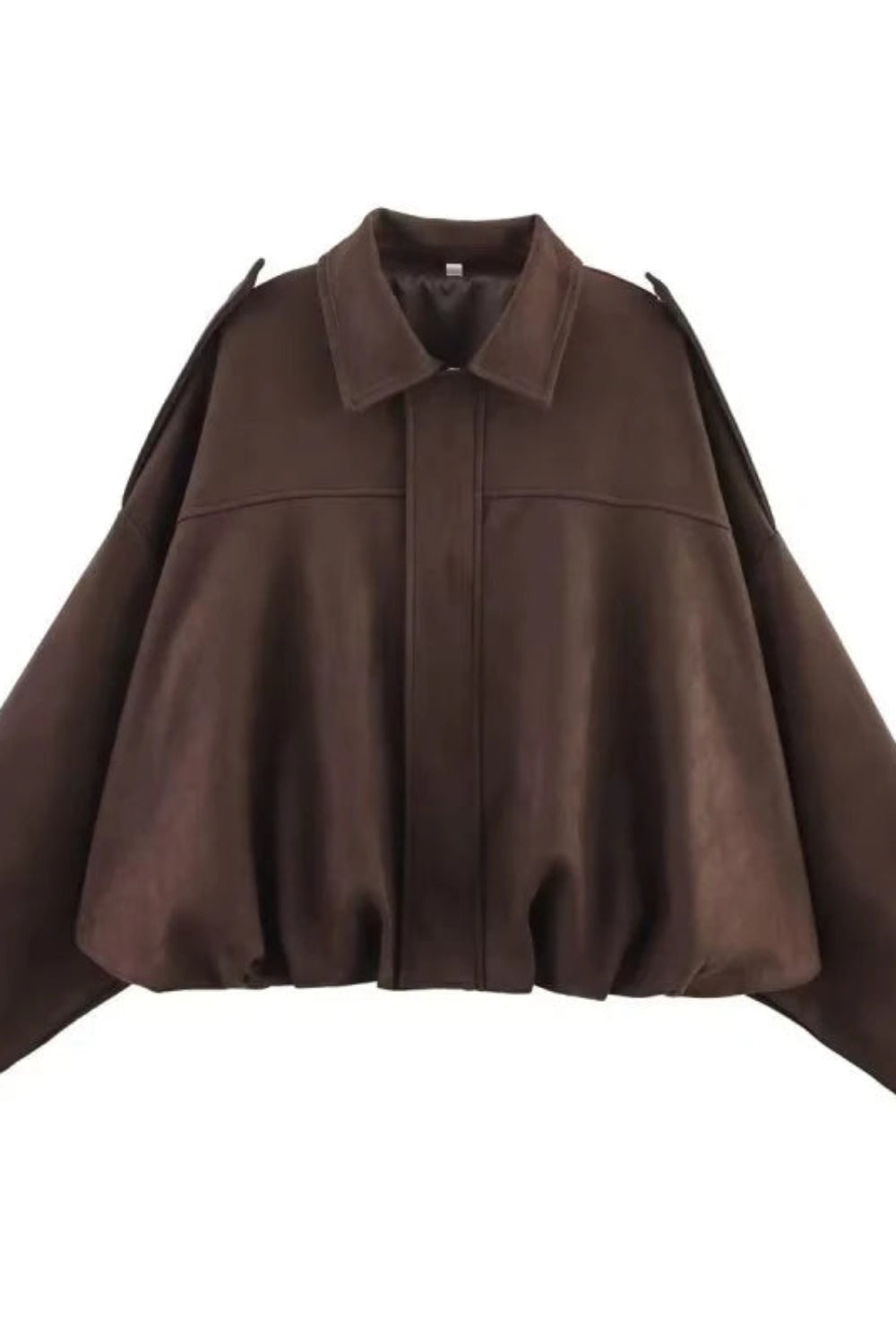 Brown cape on a white background