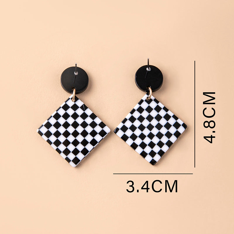 New Square Women Drop Earrings