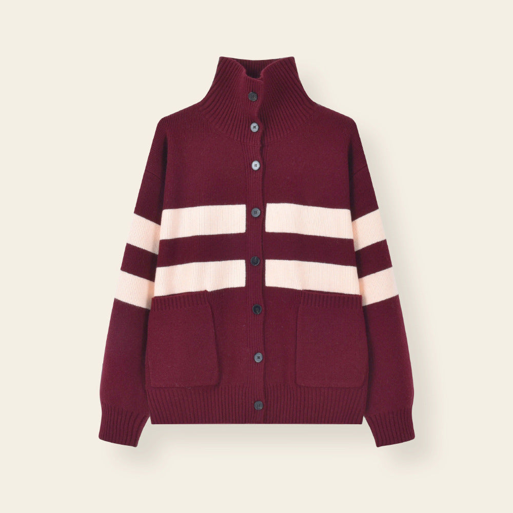 Cozy Chic: Loose Knitted Cardigan for Effortless Everyday Style