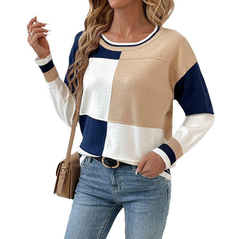 Contrast Color Knitwear – Fresh & Casual Everyday Style