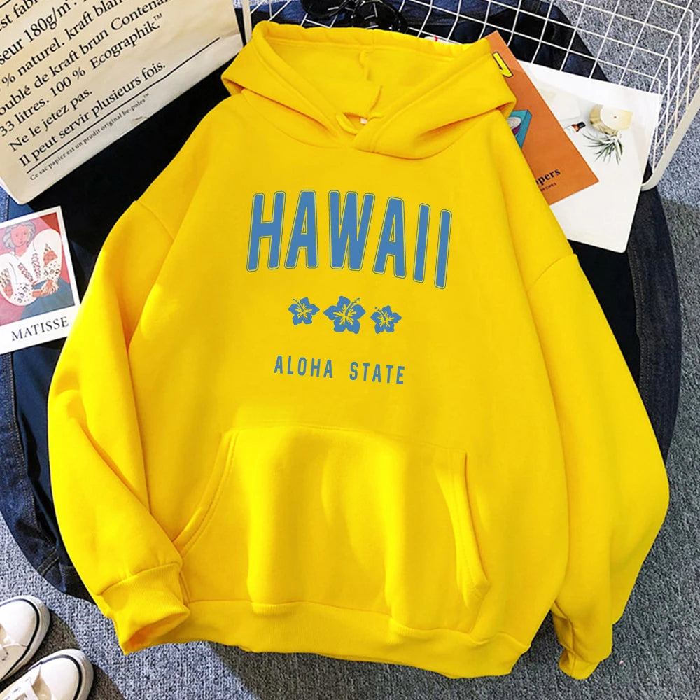 Casual & Fun Streetwear Women's Printed Fleece Hoodie