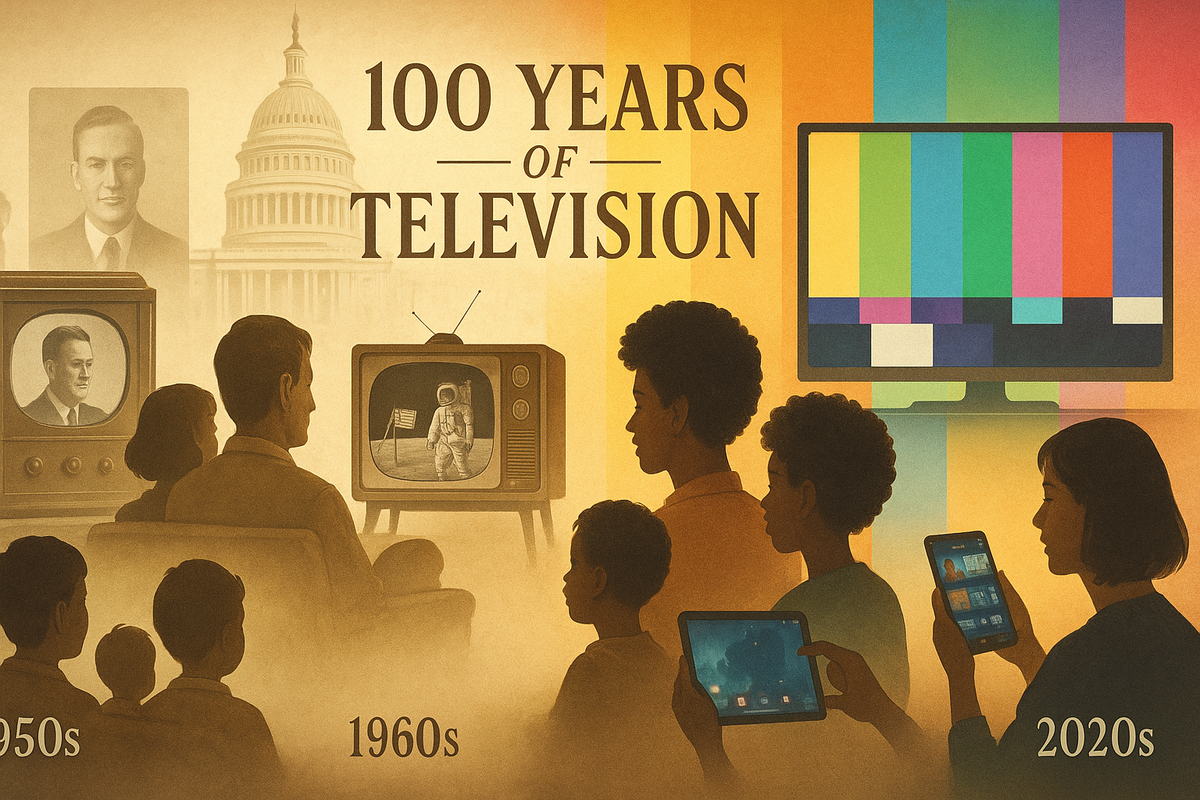 Tv Invention 100 Years of Television: Who Invented TV and How It Changed America an ...