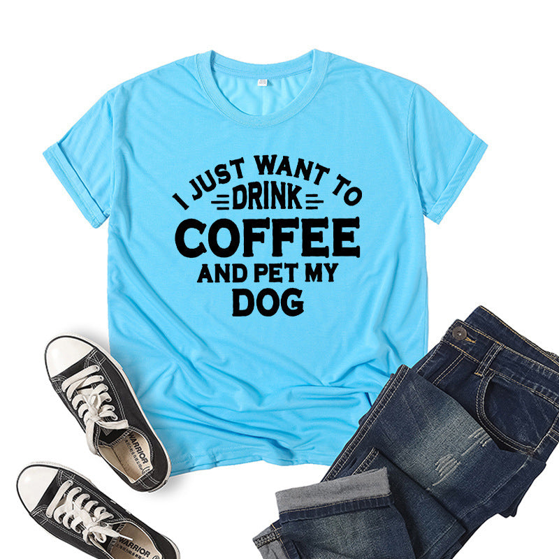 Rules For Monday Printed O Neck T Shirts For Women