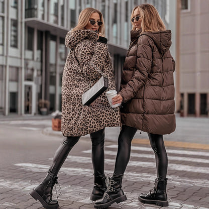 Thick Warm Loose Long Down Coats For Women