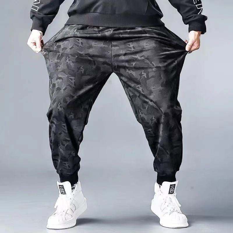Casual 8xl Plus Size Zip Pockets Cotton Men Sweatspants