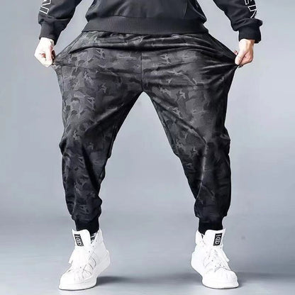 Casual 8xl Plus Size Zip Pockets Cotton Men Sweatspants