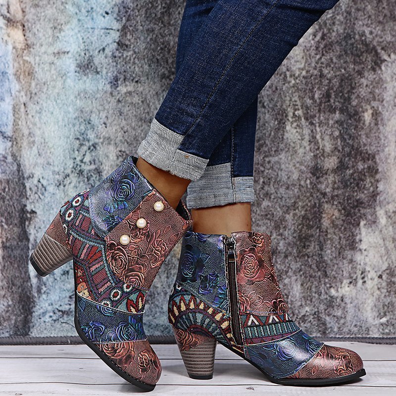Bohemian Retro Style Women Tassels Ankle Boots