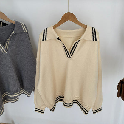 Effortless Elegance: Oversized Personalized Sweater for Women