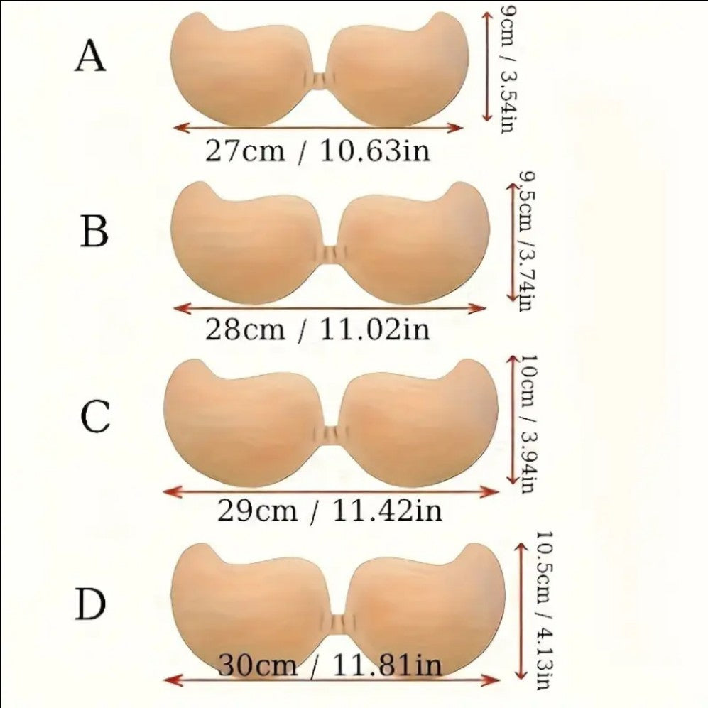 For Mango Design Strapless Bra – Invisible Support & Lightweight Lift