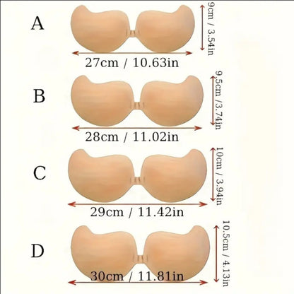 For Mango Design Strapless Bra – Invisible Support & Lightweight Lift