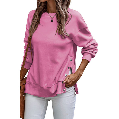 Fashion Button Pullover Cotton Sweaters – Casual Comfort Meets Stylish Detail