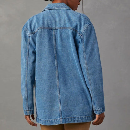 Chester Blue Long Sleeve Denim Coat