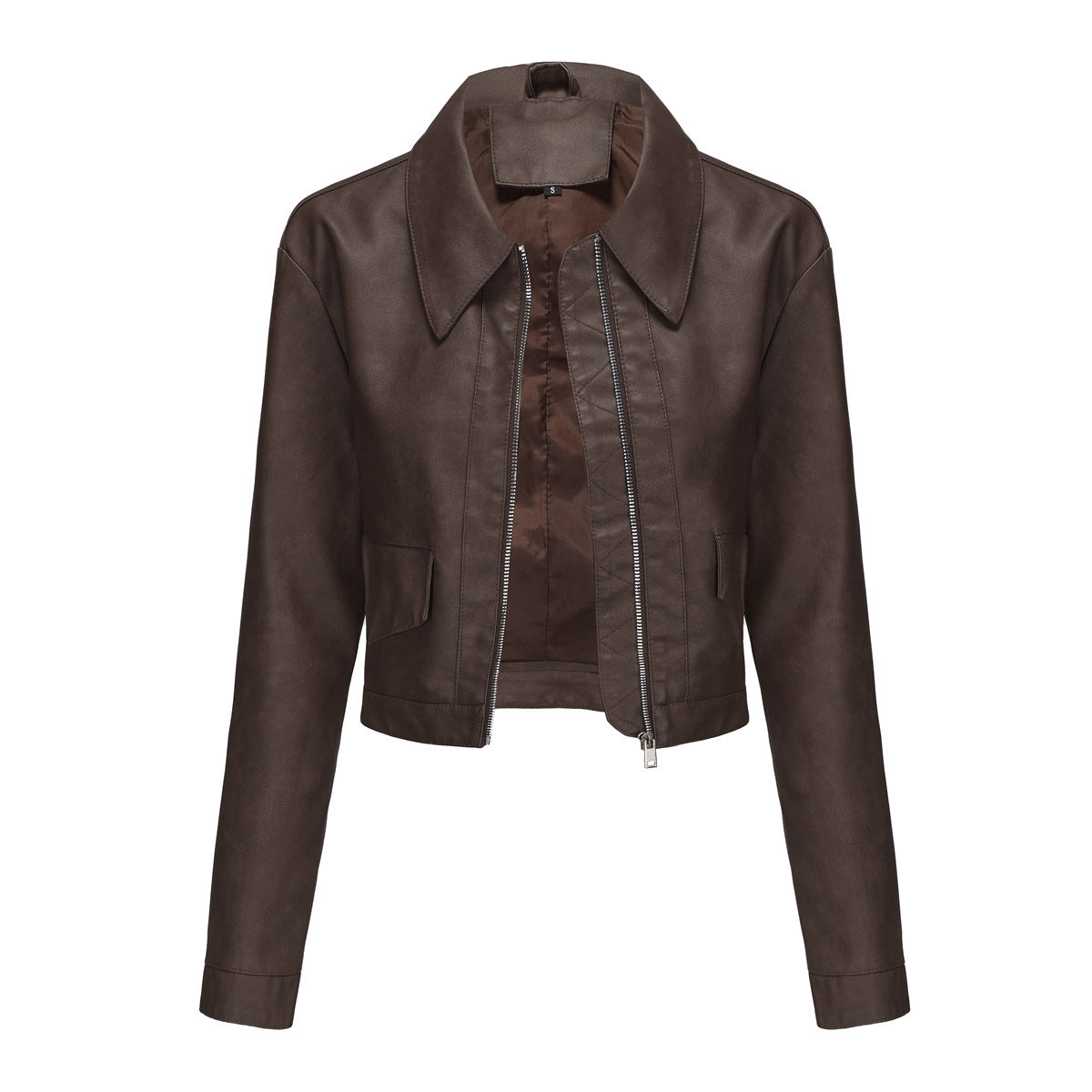 Vibrant Faux Leather Jacket for Women – Jackets for Street Style Outfits