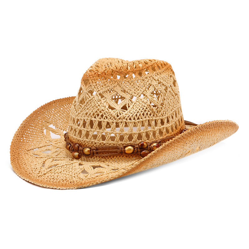 Breathable Woven Hollow Out Western Hats