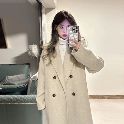 Double Breasted Long Jackets Elegant And Casual For Autumn Winter